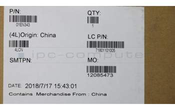 Lenovo 01EN343 Temperaturmodul Intel, UMA, mit Lüfter