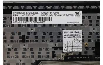 Lenovo 01EN353 NB_KYB Skywalker KBD,NRD,CNY
