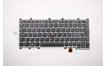 Lenovo 01EN385 NB_KYB KB SLV Chicony Nordic