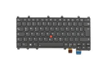 01EN398 original Lenovo keyboard DE (german) black/black with backlight and mouse-stick