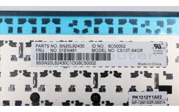 Lenovo 01EN481 Interne Tastatur, Griechisch, Nicht beleuchtet