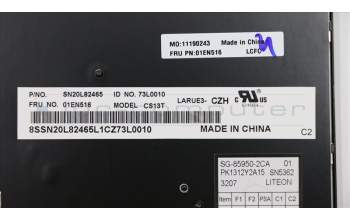 Lenovo 01EN516 NB_KYB Larue3 KBD,CZ,LTN