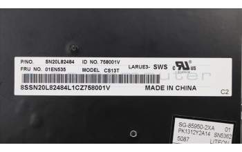 Lenovo 01EN535 NB_KYB Larue3 KBD,CH,LTN