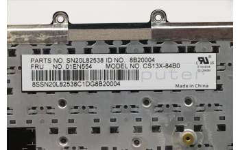 Lenovo 01EN554 NB_KYB KBD N/BL CHY Belgian