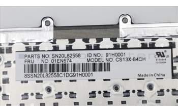Lenovo 01EN574 NB_KYB KBD N/BL CHY Swiss