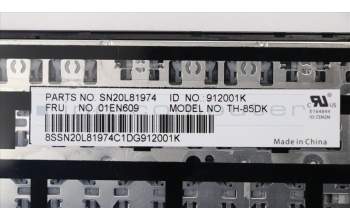 Lenovo 01EN609 NB_KYB Thorpe2 KBD,DK,CHY