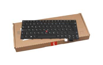 01EN612 original Lenovo keyboard DE (german) black/black matte with mouse-stick
