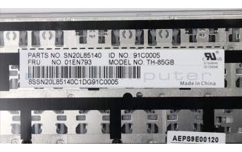 Lenovo 01EN793 NB_KYB Bell2 SLV KBD,GB,CHY