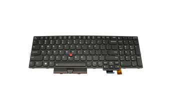 01ER541 original Lenovo keyboard US (english) black/black with backlight and mouse-stick