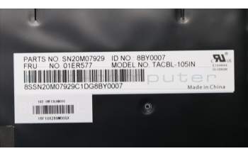 Lenovo 01ER577 NB_KYB Tachi BL KBD,IN,CHY