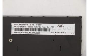 Lenovo 01ER593 Keyboard Internal,French,Backlight