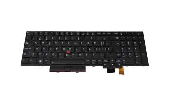 01ER609 original Lenovo keyboard CH (swiss) black/black with backlight and mouse-stick