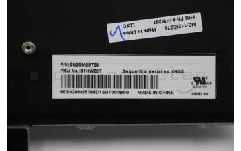 Lenovo 01HW297 NB_KYB Payton2Walter2 BL KBD,HU,DFN