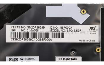 Lenovo 01HW588 NB_KYB Storm3,CHY,KB-BL,BK,GR