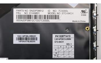 Lenovo 01HW601 NB_KYB Storm3,CHY,KB-BL,BK,CH