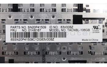 Lenovo 01HX167 NB_KYB TACHI2 CHY NBL-KB GB
