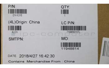 Lenovo 01HX316 NB_KYB Windu2 CHY NBL-KB IT