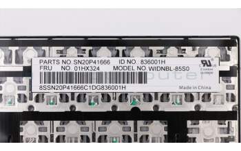 Lenovo 01HX324 NB_KYB Windu2 CHY NBL-KB SE