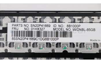 Lenovo 01HX327 NB_KYB Windu2 CHY NBL-KB GB