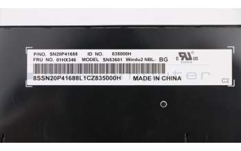 Lenovo 01HX346 Interne Tastatur, Bulgarisch, Nicht beleuchtet