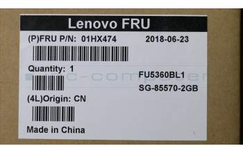Lenovo 01HX474 NB_KYB Windu2 LTN BL-KB HU