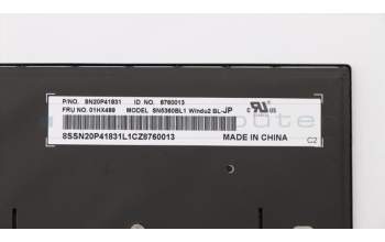 Lenovo 01HX489 Windu2, Lateinischer Schriftsatz, Tastatur mit Hintergrundbeleuchtung, JP