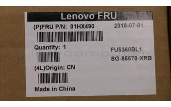 Lenovo 01HX490 Interne Tastatur, Koreanisch, Hintergrundbeleuchtung