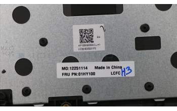 Lenovo 01HY100 COVER LaRue3 FRU Palm ASM w/oFPR w/CP
