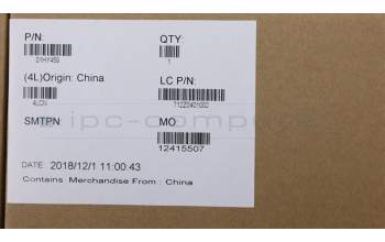 Lenovo 01HY459 Wolverine-4 AMD FRU LCD bezel