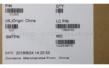 Lenovo 01LW242 BEZEL LCD BEZEL SUB ASSY MIC