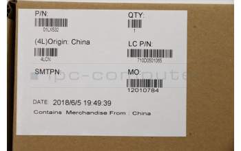 Lenovo 01LX532 KBD, Bezel, ES, FPR, BK, CHY