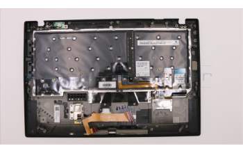 Lenovo 01LX539 MECH_ASM KBD,Bezel,GB,FPR,BK,CHY
