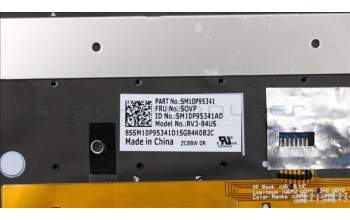 Lenovo 01LX966 C-Cover with keyboard,Russian,Silver