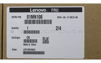 Lenovo MECH_ASM Cable Lock,Kensington for Lenovo ThinkCentre M710q (10MS/10MR/10MQ)