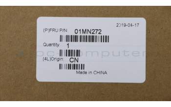Lenovo 01MN272 Mechanical Assemblies, Front Bezel, Black