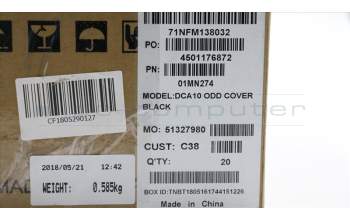 Lenovo MECH_ASM ODD Bezel Black,C5 for Lenovo IdeaCentre AIO 520-24IKL (F0D1)