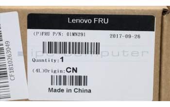 Lenovo MECHANICAL Think Logo LED holder tube for Lenovo ThinkCentre M910q (10MU/10MX/10QN/10MV/10MW)