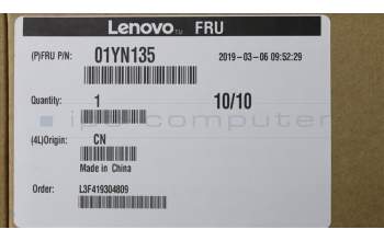 Lenovo 01YN135 Lenovo DISPLAY,15.6\",FHD,Touch,Anti-Glare,IPS