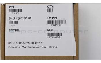 Lenovo 01YN281 CABLE CBL,LCD,EDP,FHD,Touch,LXSH