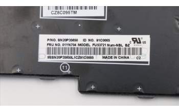 Lenovo 01YN704 NB_KYB FRU COMO NM,LTN,KB,SV,BR