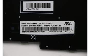Lenovo 01YN710 NB_KYB FRU COMO NM,LTN,KB,SV,ES