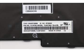 Lenovo 01YN750 NB_KYB FRU COMO NM,LTN,KB-BL,SV,ES