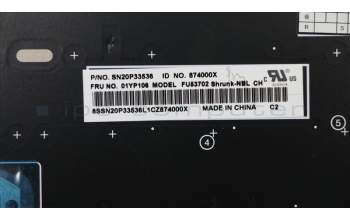 Lenovo 01YP106 NB_KYB FRU COMO SK,LTN,KB,BK,CH