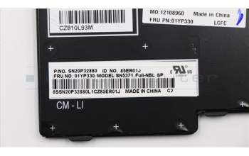 Lenovo 01YP330 NB_KYB FRU COMO FL,LTN,KB,BK,ES