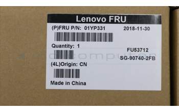 Lenovo 01YP331 NB_KYB FRU COMO FL,LTN,KB,BK,FR