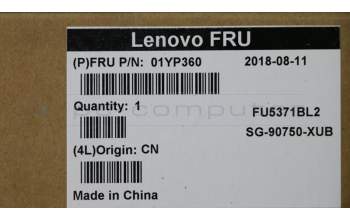 Lenovo 01YP360 NB_KYB FRU COMO FL,LTN,KB-BL,BK,US