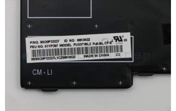 Lenovo 01YP397 NB_KYB FRU COMO FL,LTN,KB-BL,BK,CFE