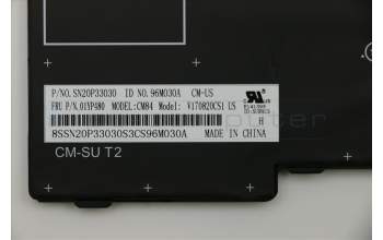 Lenovo NB_KYB FRU COMO FL,SRX,KB,BK,US for Lenovo ThinkPad L480 (20LS/20LT)