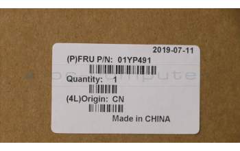 Lenovo 01YP491 NB_KYB FRU COMO FL,SRX,KB,BK,FR