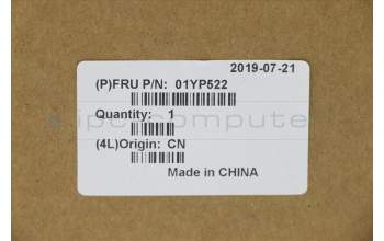 Lenovo 01YP522 Keyboard Internal, Canadian French 058, Backlight, Black, UK